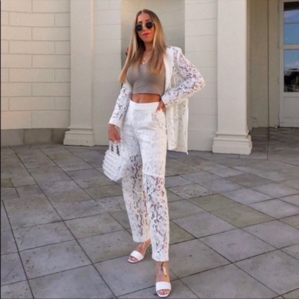 Zara lace pants